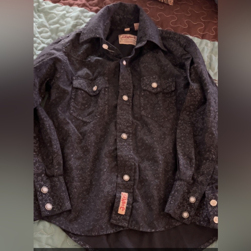 Rafter C youth snap shirt